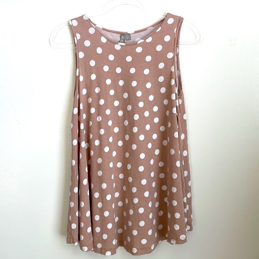 ASOS - Sleeveless Polka Dot Top